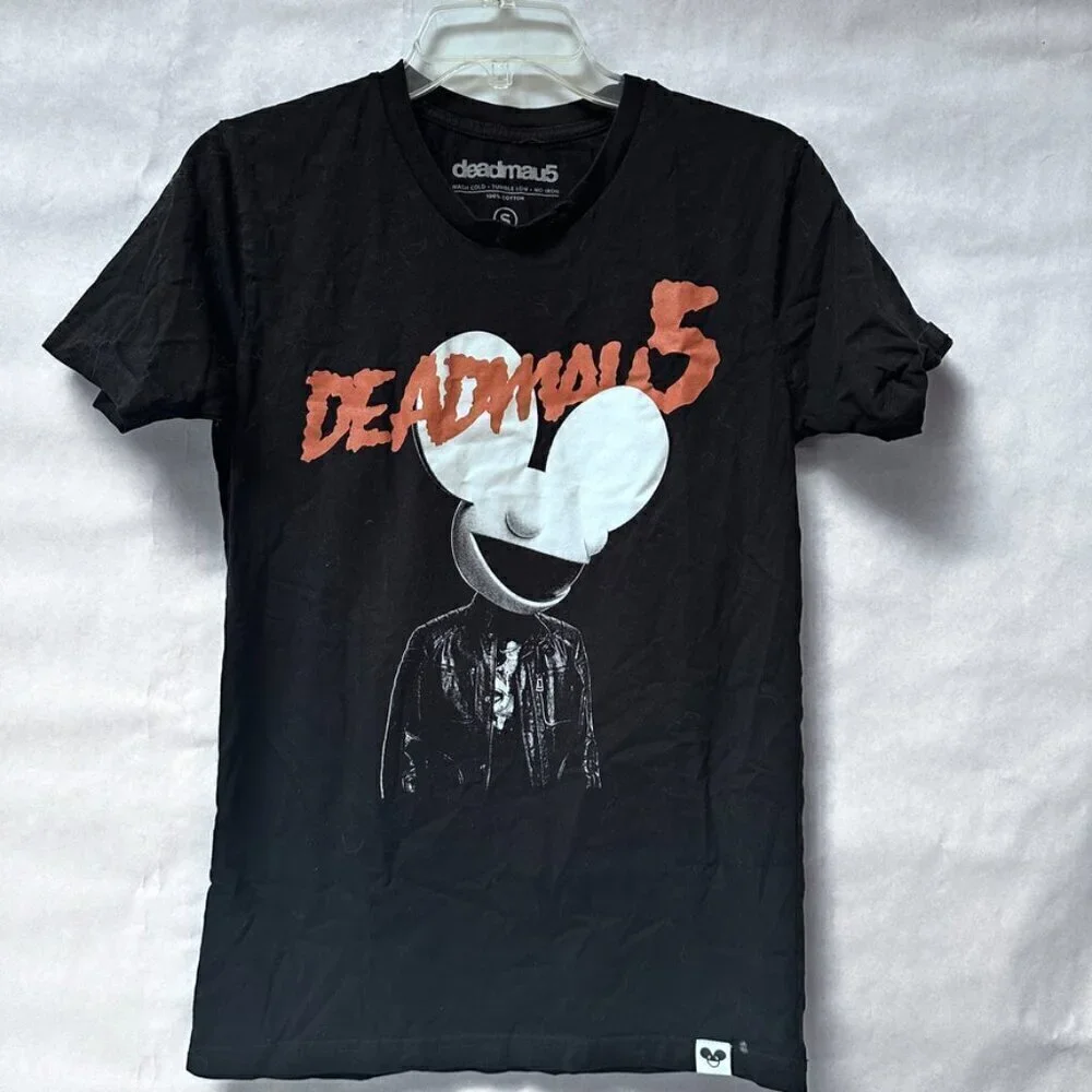 deadmou5 shirt Size Small Tie Dye Tank Black Tee Shirt T-Shirt EUC